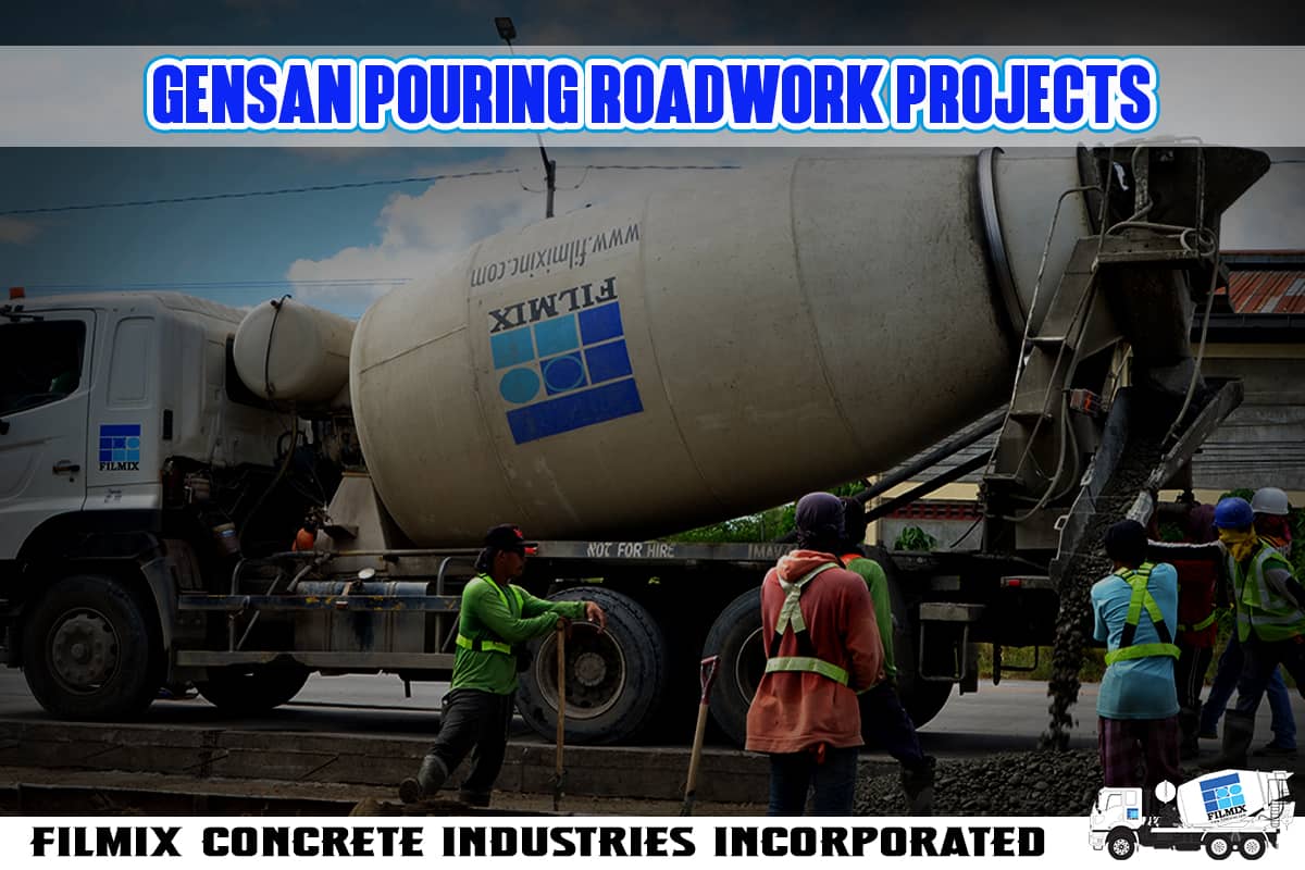 General Santos City Pouring Roadwork Projects